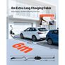 Mobile Wallbox, 3.6 kW 16A, Type 2 Portable EV Charger, Single Phase Electric Vehicle Car Charger with 6 m Charging Cable, Schuko16A Plug, LCD, Adjustable EV Charging Station, IP66 Control Box Image 4