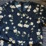 Black Floral Dress  Size 8-10 Image 2