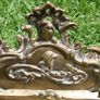 Vintage Rococo Style Brass Magazine/Letter Holder H10" x 9" Image 5