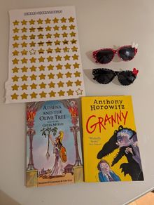 Kids' Bundle: UV400 Sunglasses, Books & Stickers