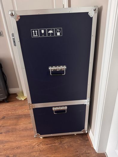 XXL Flight case with wheels, container for transport