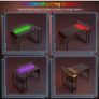 L Shaped Gaming Desk with LED Lights & Power Outlets, 100 x 80cm Small Corner Image 9