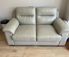 Full Italian leather - two seater sofa.