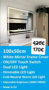 LED Bathroom Mirror Premium product made in EU