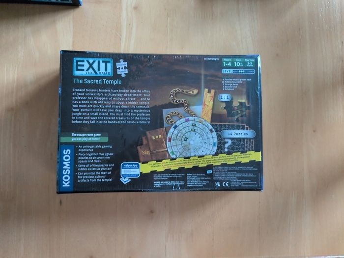Exit escape room 4 game set