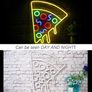 Pizza Neon Light Acrylic Led Sign Food Shape Neon Signs for Wall Image 4