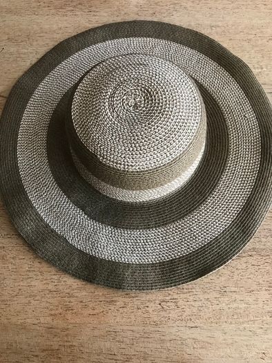 Brown /Beige Stripe Design Hat