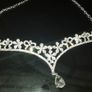 Bride's Designer Crystal Head piece Image 5