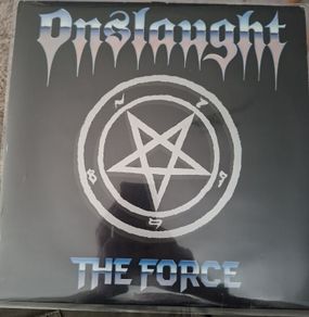 Onslaught The Force 1986 UK First Press No Barcode