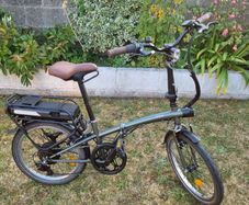 btwin electric  folding bike