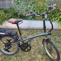 btwin electric  folding bike