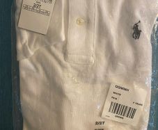 Ralph Lauren White Long Sleeved 2 yr old