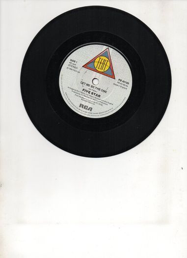 Five Star Let Me Be The One 1985 Uk Pressing Picture Sleeve 45