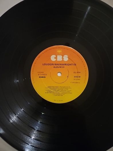 Loudon Wainwright lll - Album lll. 12" Vinyl LP.