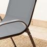 Three-Piece Outdoor Garden Set - Grey Image 4