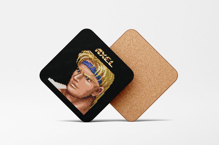 Streets of Rage II Characters 4-Coaster Set
