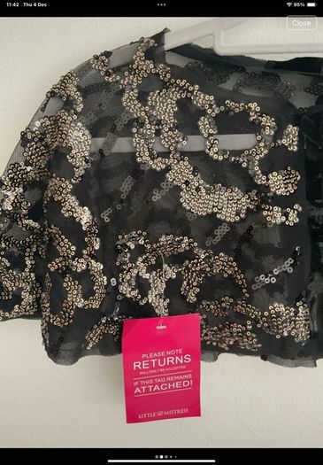 Lace collar vintage inspired shoulder cover size 12 girls on film