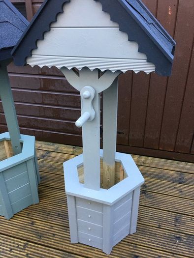 Planters Wishing Well. can deliver