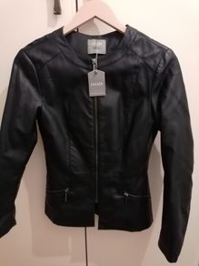 Oasis Leather look jacket