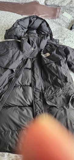 North Face hivent black padded 3/ Length ski Jacket