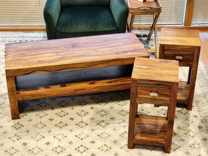Coffee Table + 2 Matching Side Tables | Excellent Condition