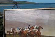 Antiques horse racing print