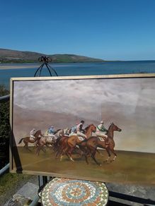 Antiques horse racing print