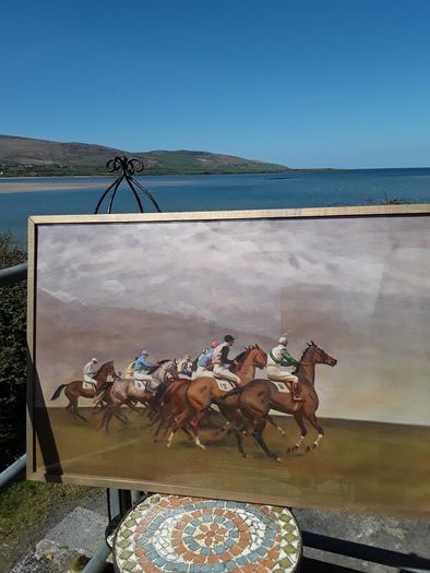 Antiques horse racing print
