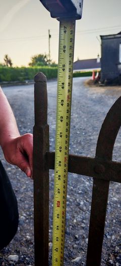 Wrought iron garden gate