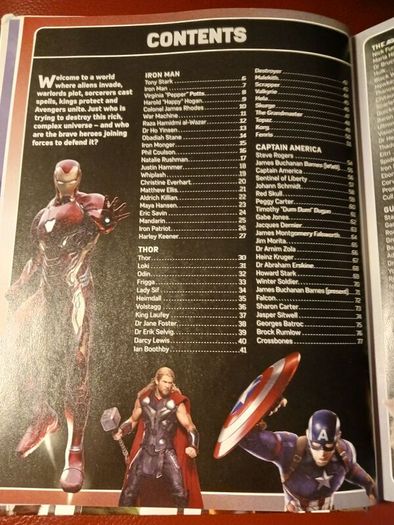 DK/ Marvel Studios / Character Encyclopedia/ 2019