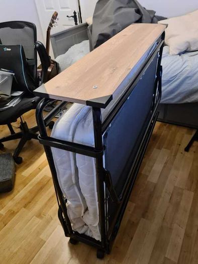 Foldable Double Bed with Mattress
