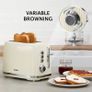 Bold Vanilla Cream 2-Slice Toaster with High-Lift and Wide Slots Cream and Silver Chrome MULTIPLE COLOURS AVAILABLE (FREE POSTAGE) Image 6