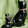 Vintage 1960s Irish Kilkenny Black Mother and Kittens made in Japan Image 10