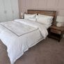 Bedroom Furniture Set Bed Frame, 2 Bedside Units & 7-Drawer Dresser with Mirror Excellent Condition Image 4