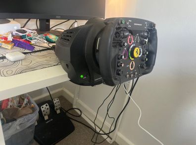 Thrustmaster + Logitech racing sim