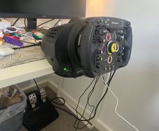 Thrustmaster + Logitech racing sim setup