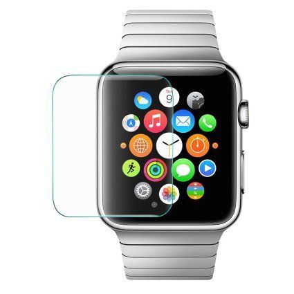 Apple Watch Screen Protector 38mm Series 2, Premium Tempered Glass Protector Anti-Bubble Scratch Proof HD Ultra Clear not full cover