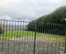 Wrought iron gates