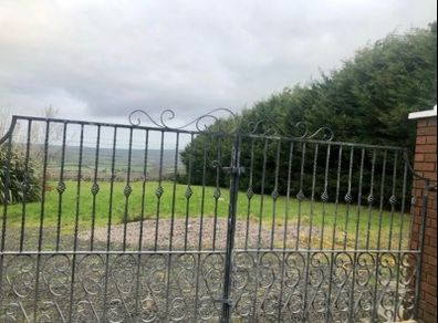 Wrought iron gates