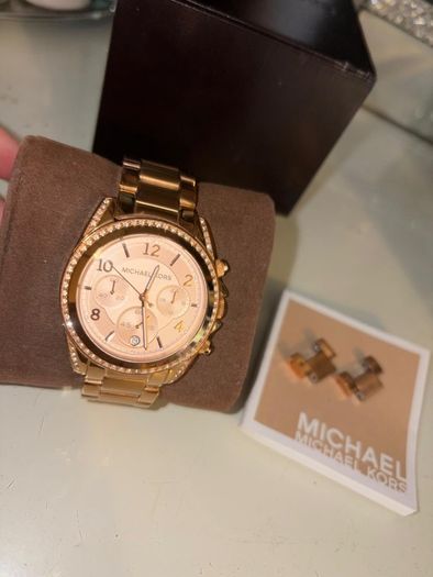 Michael Kors Rose Gold Watch Genuine