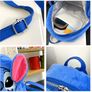 New Disney Plush Backpack Ins Japanese Blue Stitch Funny Cartoon Large-Capacity Student Backpack Kindergarten Bag Child Gift Image 4