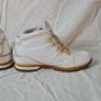 Timberland white leather embroidered boots Size 5 eu 38 in great condition Image 7