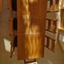 8/10 seater oak kitchen table Image 4