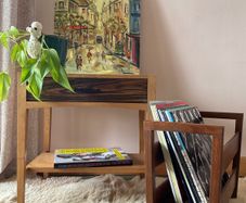 Mid century modern danish side table end table