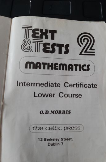 old maths school books from 80's