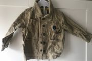 Carter's baby boy beige jacket with pockets age 12 months - as new