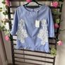 top short sleeve  Lenny b short sleeve T1 button back top Image 10