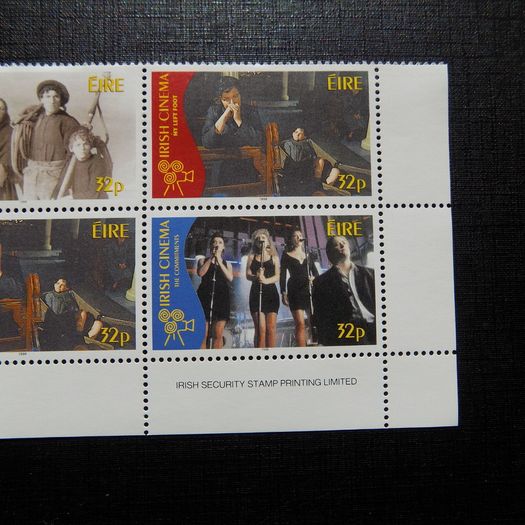 Ireland 1996.Centenary of Irish Film.Corner Block of 4.Mint Never Hinged.
