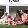 Security Camera Outdoor Wireless Solar - 2K CCTV Camera Systems, Battery Operated Home/House Security, PIR Detection, IP65, Colour Night Vision, SD card/Cloud Storage, Works with Alexa S1 Image 5
