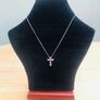Genuine Gucci 925 Silver Cross Pendant & Chain Image 5